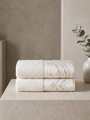 Dantela Grace 2'li Nakışlı El Havlu Seti 50X90 cm