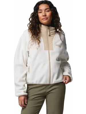 Columbia AL9458 Sequoıa Grove Iı Full Zıp Ekru Kadın Polar Sweatshırt