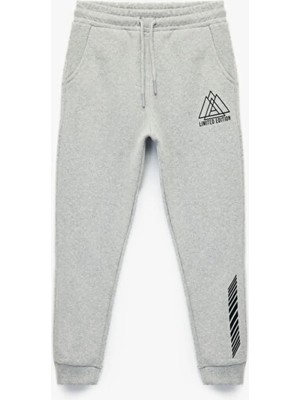 Koton Gri Erkek Çocuk Baskılı Sweatpant 7WKB40025TK031