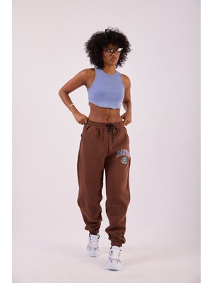Superblue Kadın Kahve Renk Basic Jogger Pantolon