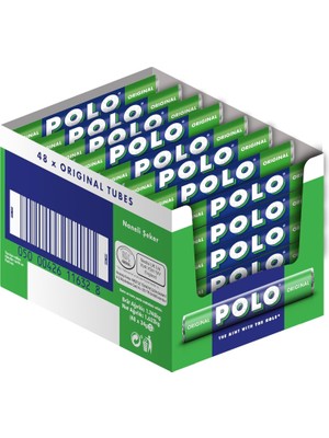 TeknoKapsül Nestlé Polo Original Delikli Naneli Şekerleme, 34 G x 48