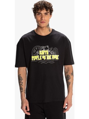 Kappa Logo Fred Erkek Siyah T-Shirt 321W7VW-005