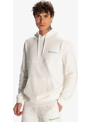 Kappa Authentıc Theo Erkek Beyaz Sweatshirt  371S8BW-001