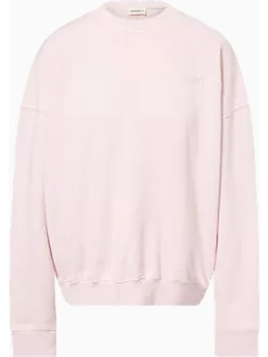 Adanola Varsity Applique Washed Cotton Oversize Sweatshirt