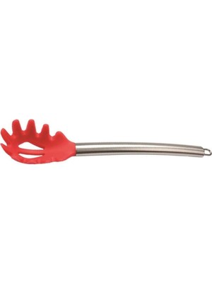Epinox Silikon Spagetti Kaşığı 32 cm Kırmızı