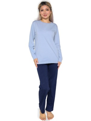 Beruflic Kadın Uzun Kol Penye Pijama Takımı Lila Under Moda