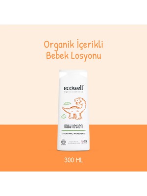 Ecowell Organik İçerikli Bebek Yüz ve Vücut Losyonu,Vegan