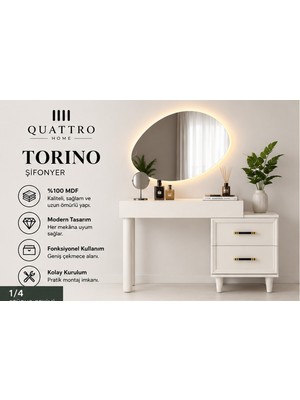 Quattro Home Torıno Makyaj Masası