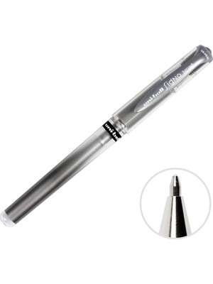 5 Adet Uni-Ball UM-153 Signo Broad Davetiye Kalemi 1.0 mm Gümüş