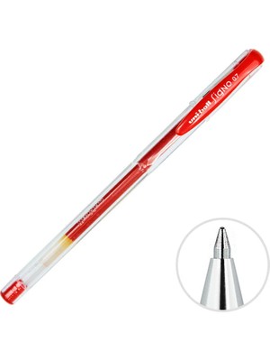 3 Adet Uni-Ball UM-100 Signo Roller Kalem 0.7 mm Kırmızı