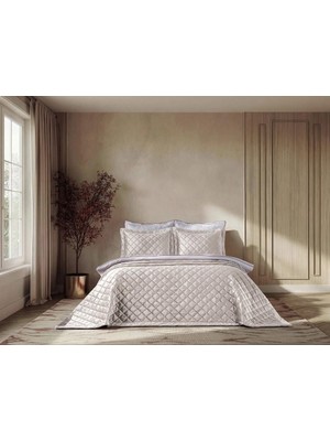 Doqu Home Luxury Yatak Örtüsü Imperial Çift Kişilik - Bej