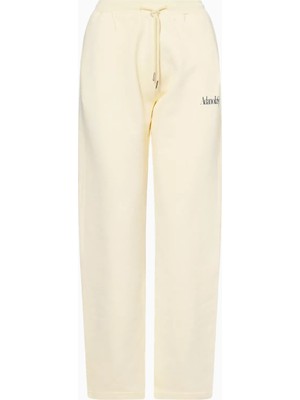 Adanola Logo Embroidered Straight Leg %100 Pamuklu Kadın Eşofman Altı