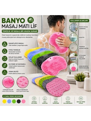 Eco Lounge Banyo Masaj Matı 28CM BX40