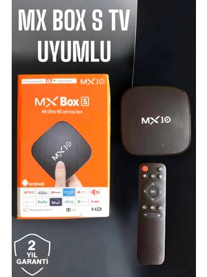Eco Lounge Tv Box Android Uyumlu 4 Çekirdekli Wifi Bağlantılı 4K
