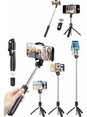 Eco Lounge Cep Telefonu Tripod Standı Manyetik Selfie Sopa Bluetooth Uzaktan Kumandalı
