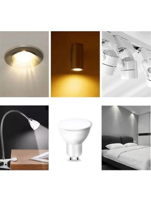 Midas Toptan 1 Adet Cata Ct 4212 10W LED Çanak Ampul 3200K Gün Işığı Midas