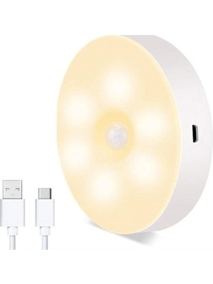 Renas Store Hareket Sensörlü USB Şarjlı LED Işık Lamba