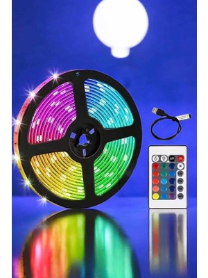 Midas Toptan Smart Şerit LED Tv Arkası Renkli Kumandalı 10 Metre Midas