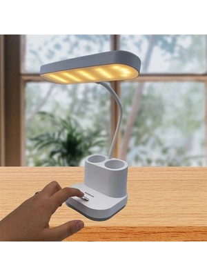 Midas Toptan Kalemlikli Usbli Dokunmatik 3 Kademeli 360 Derece Özel Göz Korumalı LED Lityum Masa Lambası BX40