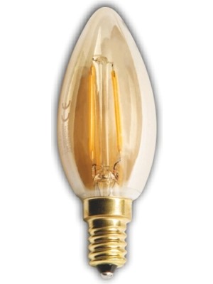 Midas Toptan 1 Adet Cata Ct 4280 LED Rustik Ampul 4W Amber Işık  E14 Duy Midas