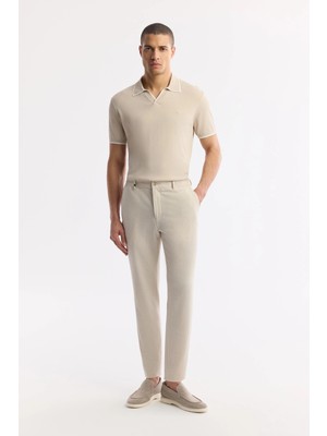 AVVA Erkek Taş Yan Cepli Bi-Stretch Comfort Slim Fit Pantolon A51Y3206