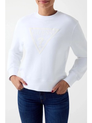 Guess New Cn Basıc Trıangle Sweatshı