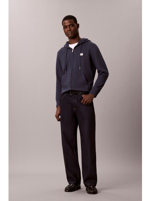 Calvin Klein Ls Eu 350TERRY Badge Fz Hoodıe