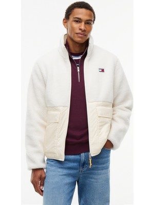 Tommy Jeans Tjm Essentıal Mıx Teddy Jacket