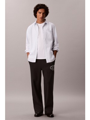 Calvin Klein Double Knıt Rıb Fashıon Wıde Leg