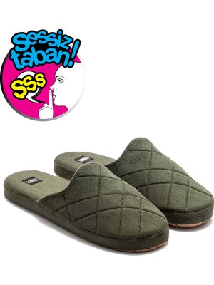 Twigy Bako Sessiz Taban Erkek Ev Terliği Yeşil 41/46