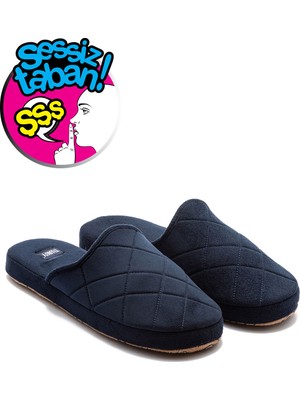 Twigy Bako Sessiz Taban Erkek Ev Terliği Lacivert 41/46