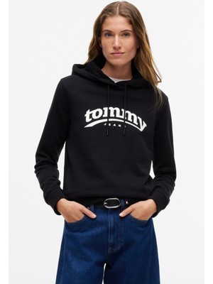 Tommy Jeans Tjw Reg Ess Logo 1 Hoodıe Ext