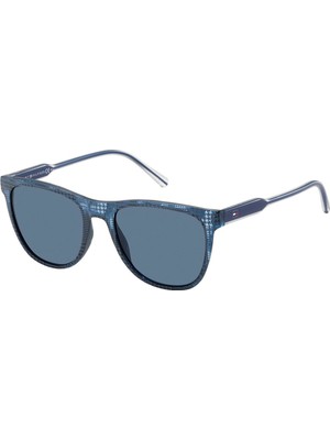 Tommy Hilfiger TH1440/S Db5 Ku Erkek Güneş Gözlüğü Renkli Cam UV Filtreli Hafif Tasarım