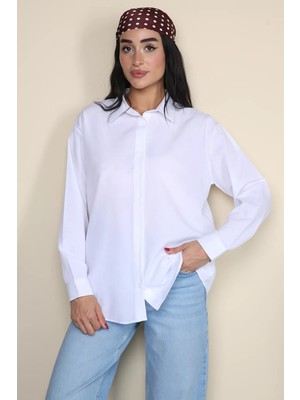 Gülseli Kadın Uzun Kol Klasik Gömlek P-00023165