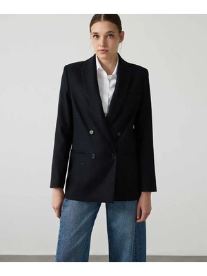Miss İpekyol Hotfix Baskılı Kruvaze Blazer IW6260106108001