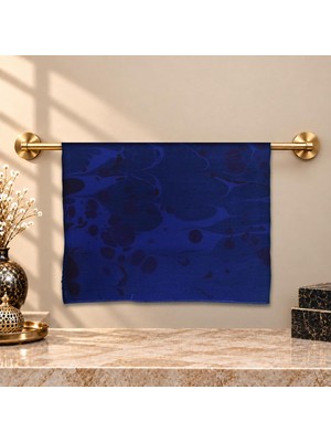 E38 El Işçiliği Kadın Renkli Ebru Fular 175*35 CM-6714