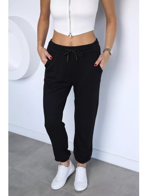 Gülseli Bel ve Paça Lastikli Kadın Eşofman Altı P-00023147