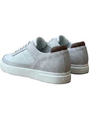 Calvin Klein Kadın / Kız Beyaz Calvin Klein Low Prof Cups Lac Ox, 02E Beyaz Kadın Spor Ayakkabı & Sneaker