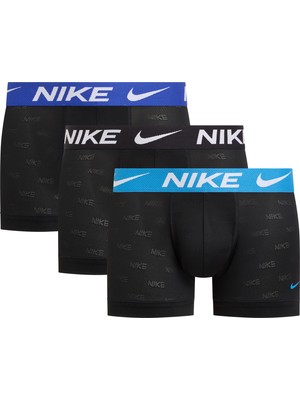 Nike Nıke Erkek Marka Logolu Elastik Bantlı Günlük Kullanıma Uygun Gri Boxer 0000KE1224 5ys