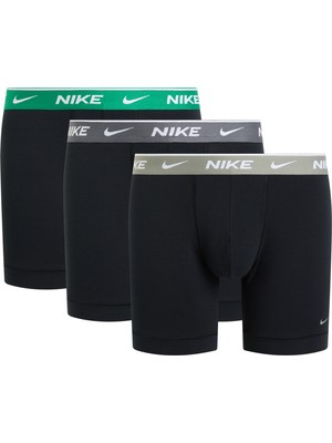 Nike Nıke Erkek Marka Logolu Günlük Kullanıma Uygun Yeşil Boxer NQ00KE1285 D3Y