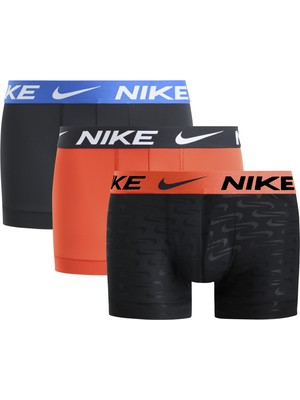 Nike Nıke Erkek Marka Logolu Elastik Bantlı Günlük Kullanıma Uygun Gri Boxer 0000KE1156 Exx