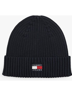 Tommy Hilfiger Tommy Hılfıger Erkek Marka Logolu Günlük Kullanıma Uygun Lacivert Bere AM0AM13669 C1G