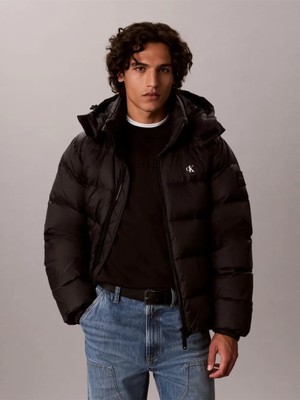 Calvin Klein Calvın Kleın Erkek Marka Logolu Günlük Kullanıma Uygun Siyah Mont LV04RG515G Ub1