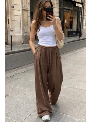 Gülseli Kadın Bel Lastikli Palazzo Eşofman Altı P-00023013