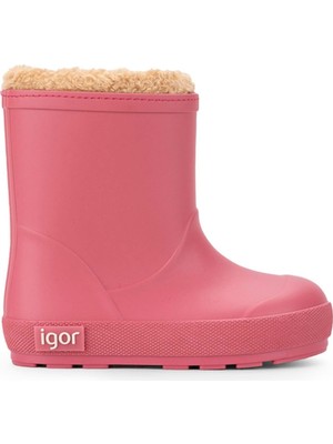 Igor Yogi Borreguito Kız Çocuk Kürklü Yağmur Çizmesi - Frambuaz W10306-133