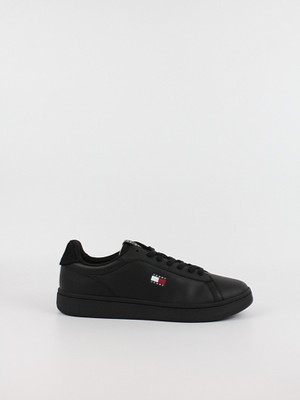 Tommy Hilfiger Tommy Hılfıger Erkek Marka Logolu Günlük Kullanıma Uygun Siyah Sneaker EM0EM01791 0gj