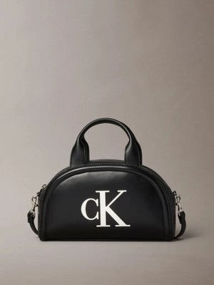 Calvin Klein Calvın Kleın Kadın Marka Logolu Günlük Kullanıma Uygun Siyah Omuz Çantası LV04F3895G 3l2