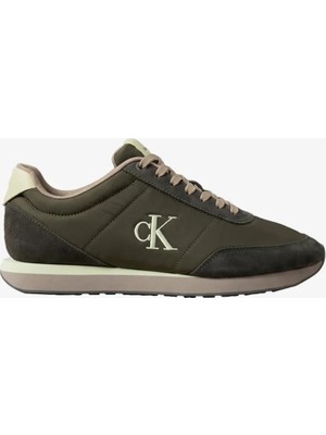 Calvin Klein Calvın Kleın Erkek Marka Logolu Günlük Kullanıma Uygun Yeşil Sneaker HM0HM02469 0ıc