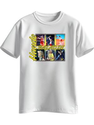 Karmadia Store Hande Baladın Voleybol Filenin Sultanları Regular, Pamuklu Bisiklet Yaka Tişört Unisex