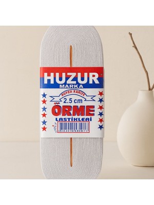 Renas Store Paça Lastiği 2,5 cm Beyaz – Geniş 10 M